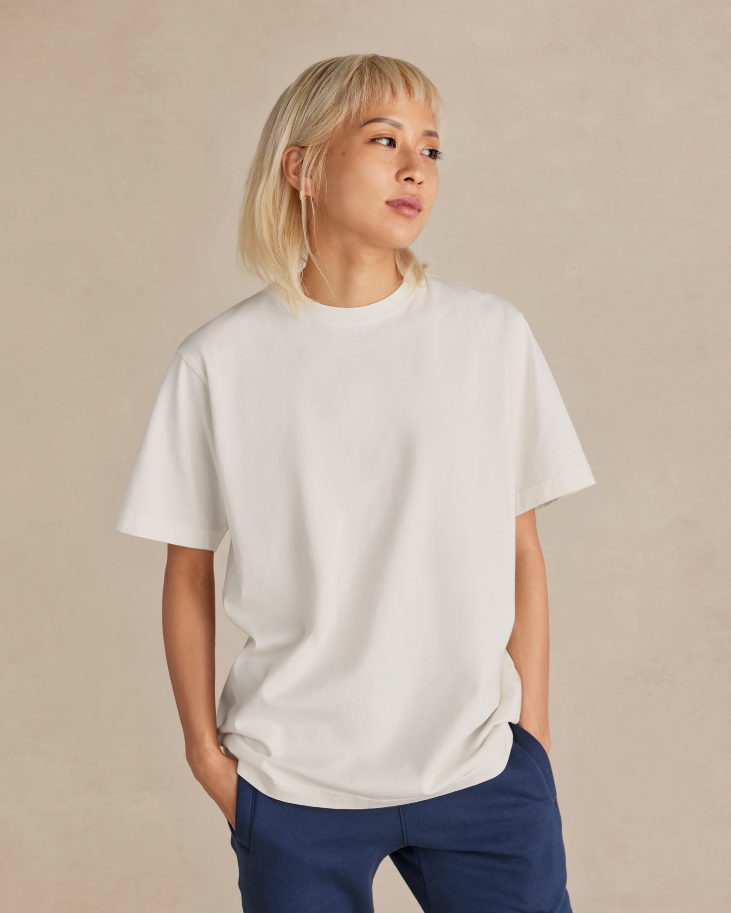 Coed Organic Cotton Heavyweight T-Shirt | Pearl