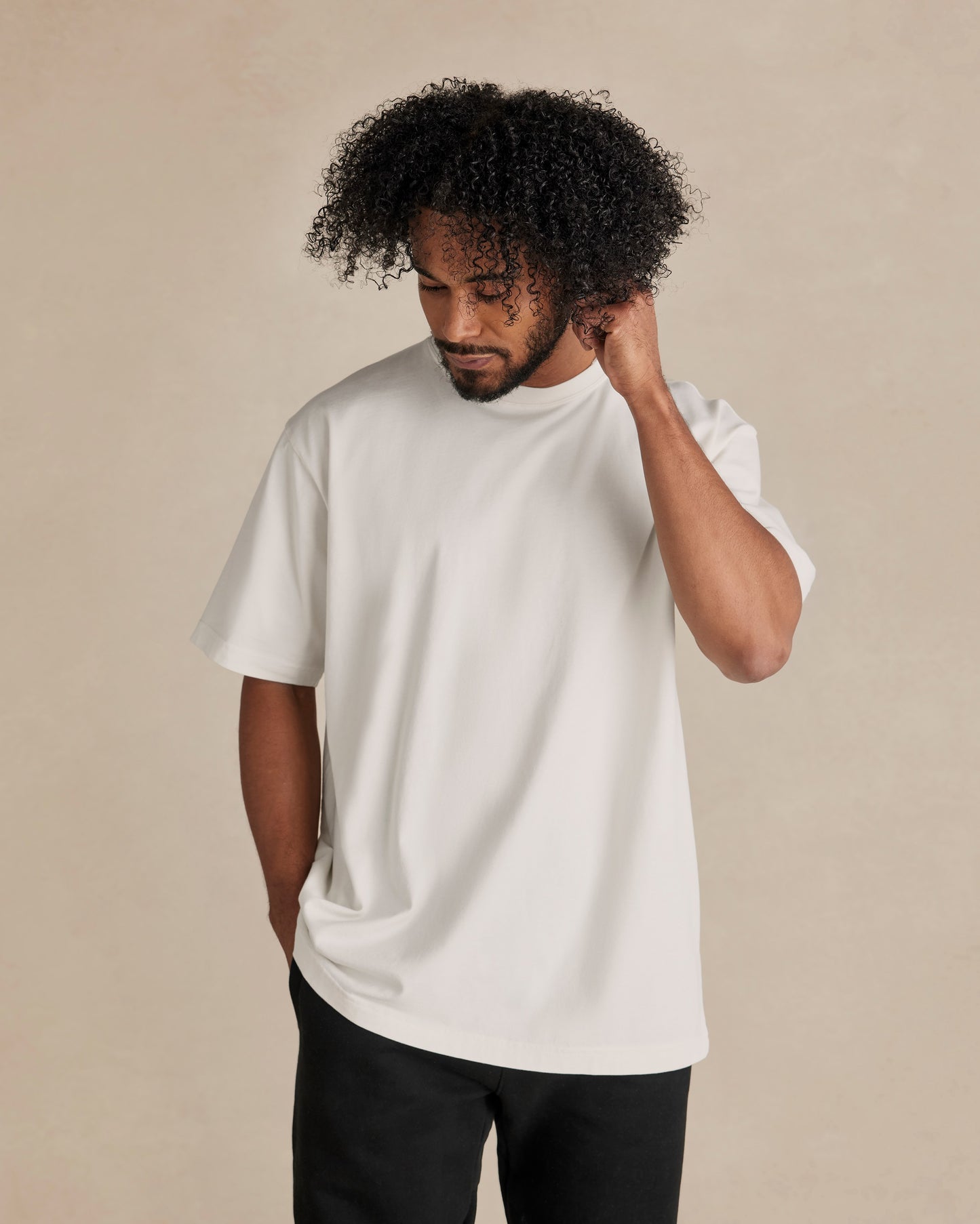 Coed Organic Cotton Heavyweight T-Shirt | Pearl