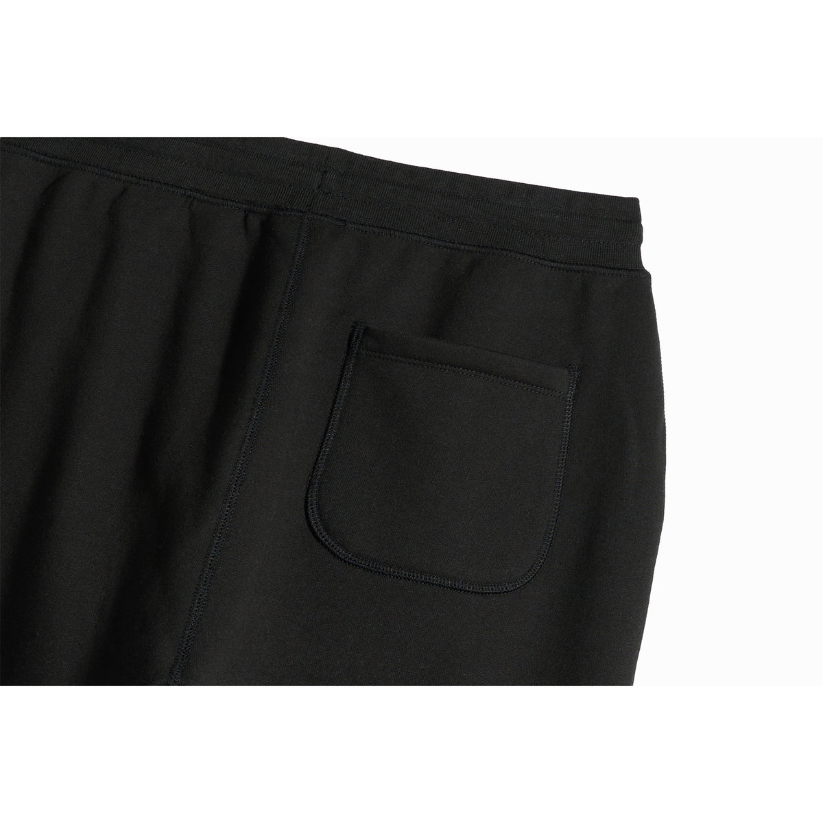 Organic Brushed Cotton Sweatpants - Black