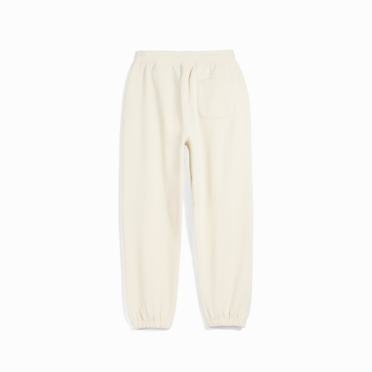 Organic Brushed Cotton Sweatpants - Natural