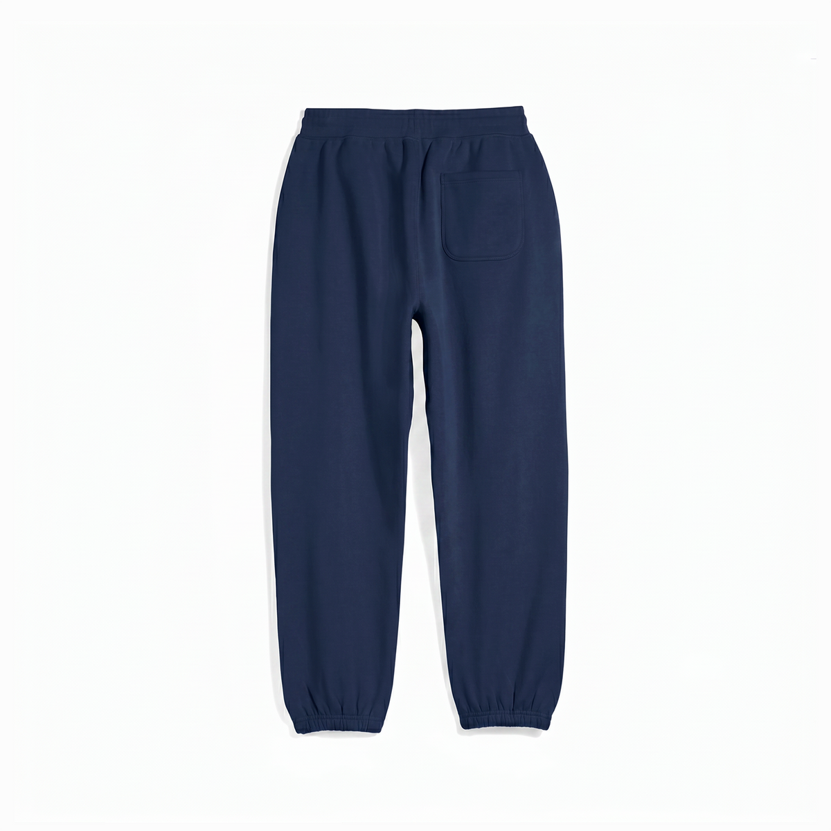 Organic Brushed Cotton Sweatpants - Navy