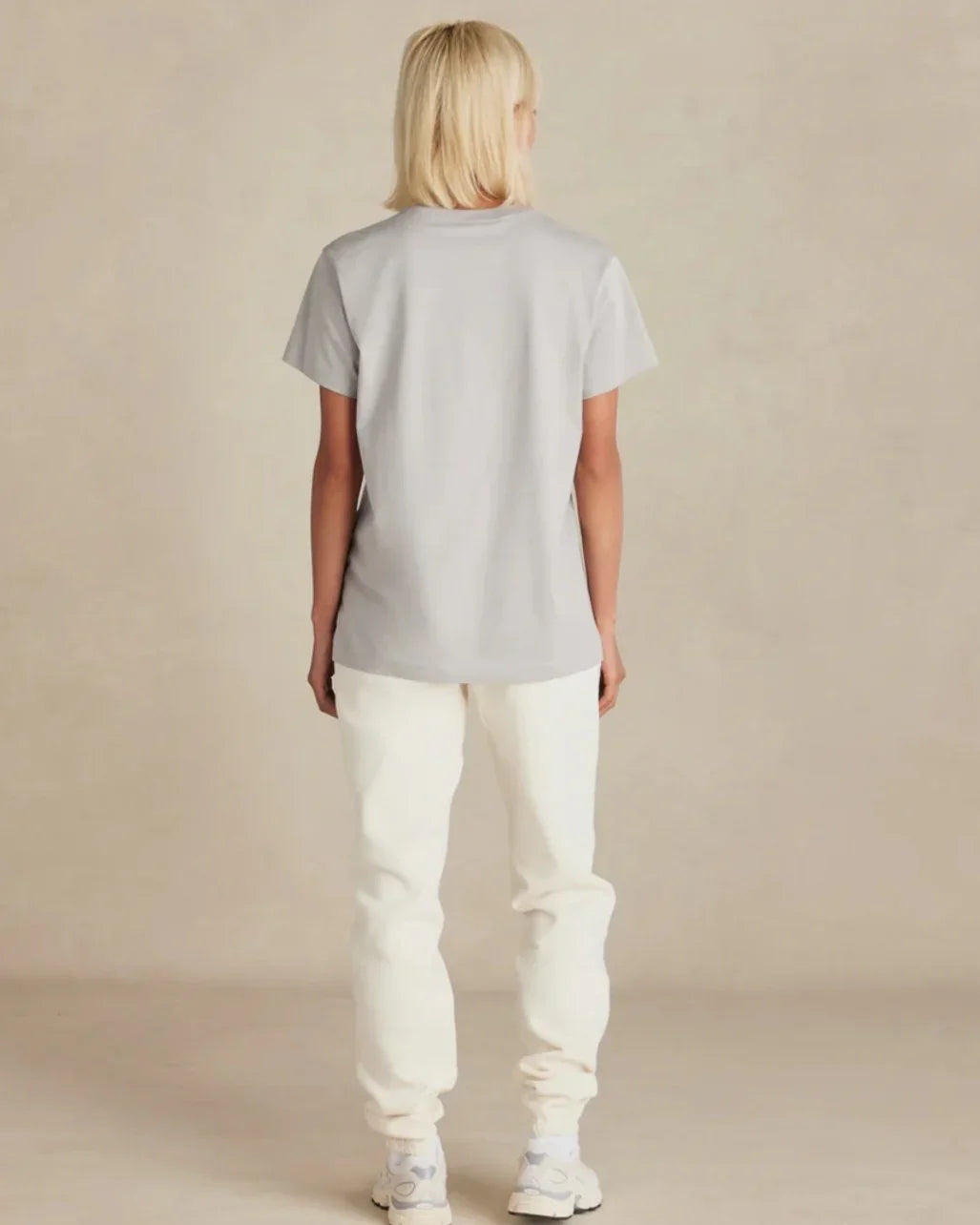 Oyster SUPIMA® Cotton T-Shirt, Ultra-Soft, Handcrafted | Rose & Rae