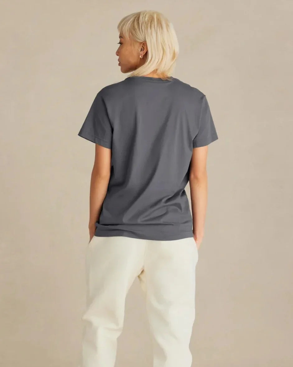 Unisex SUPIMA® Cotton T-Shirt - Slate - Rose & Rae Threads