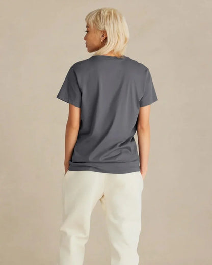 Unisex SUPIMA® Cotton T-Shirt - Slate - Rose & Rae Threads