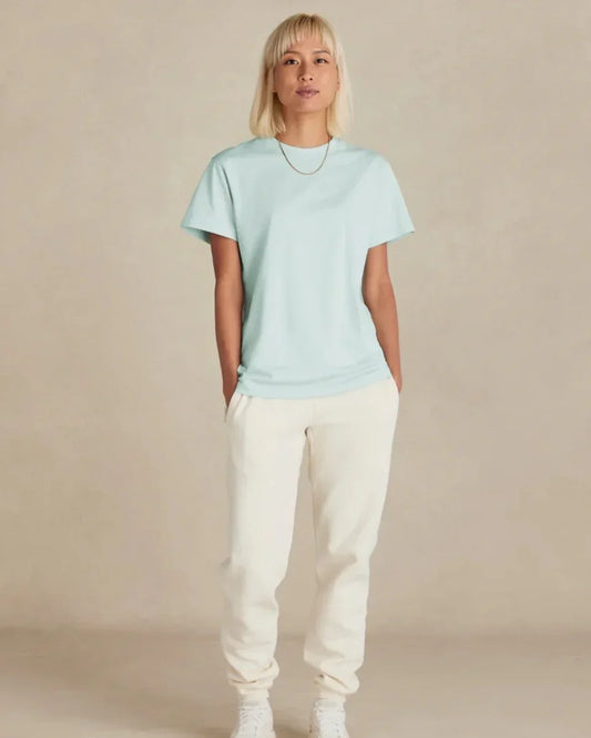 Organic Brushed Cotton Sweatpants - Natural - Rose & Rae Threads