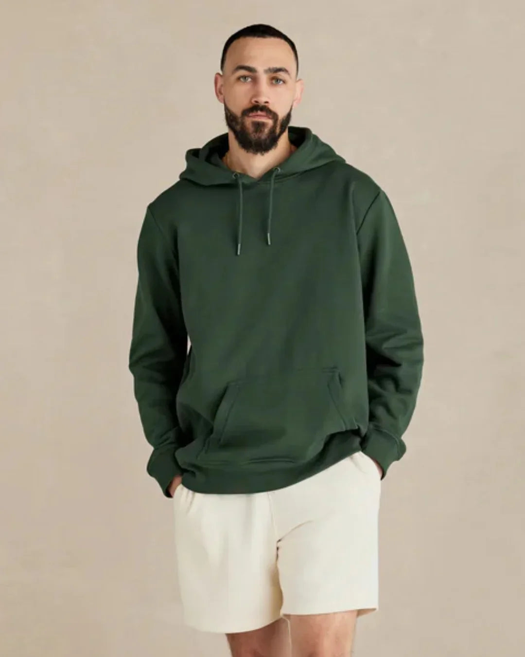 Organic Cotton Hoodie - Midweight 12oz Ivy Green - Rose & Rae Threads