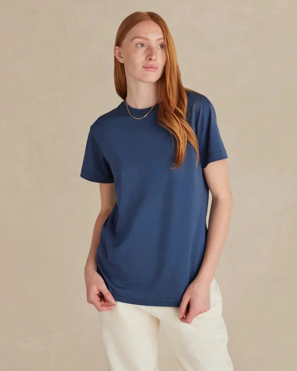 Unisex SUPIMA® Cotton T-Shirt - Ocean Navy - Rose & Rae Threads