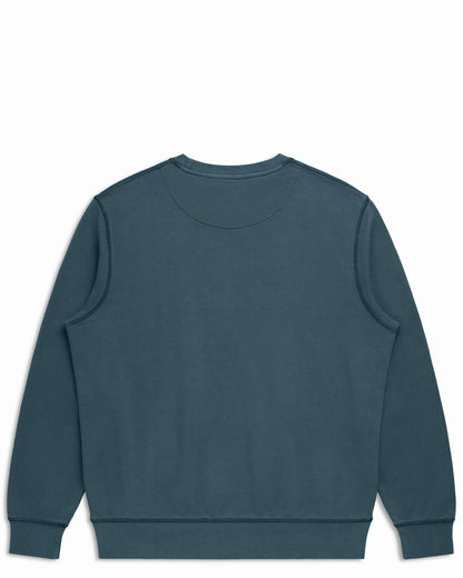 Organic Cotton French Terry Crewneck Midweight 10oz Seaside - Rose & Rae Threads