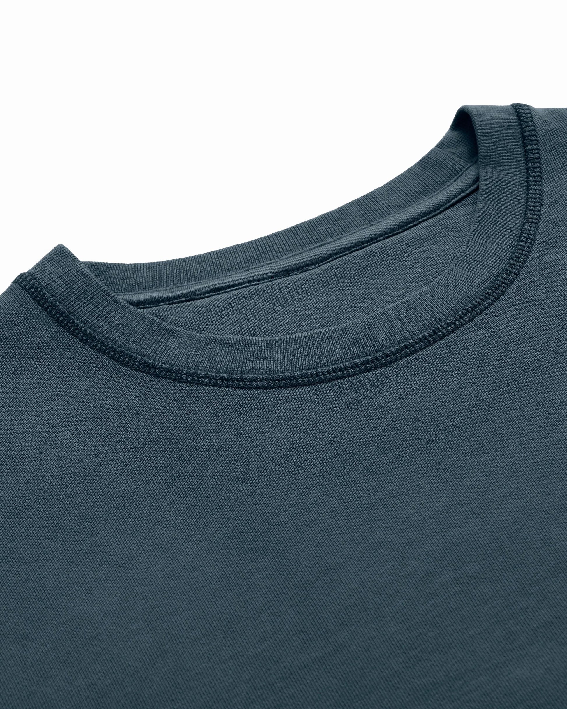 Organic Cotton French Terry Crewneck Midweight 10oz Seaside - Rose & Rae Threads
