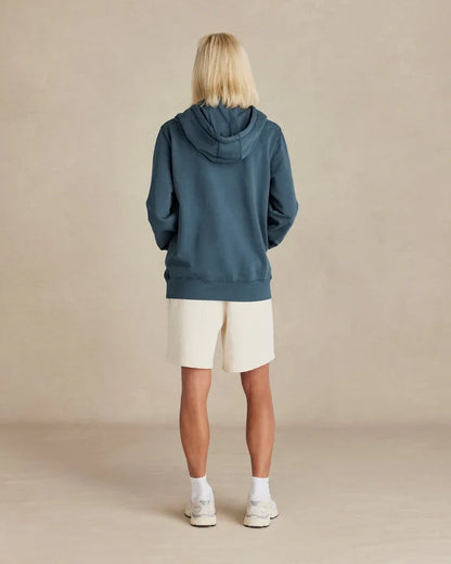 Organic Cotton French Terry Hoodie Midweight 10oz - Seaside - Rose & Rae