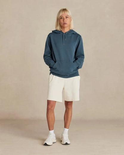 Organic Cotton French Terry Hoodie Midweight 10oz - Seaside - Rose & Rae
