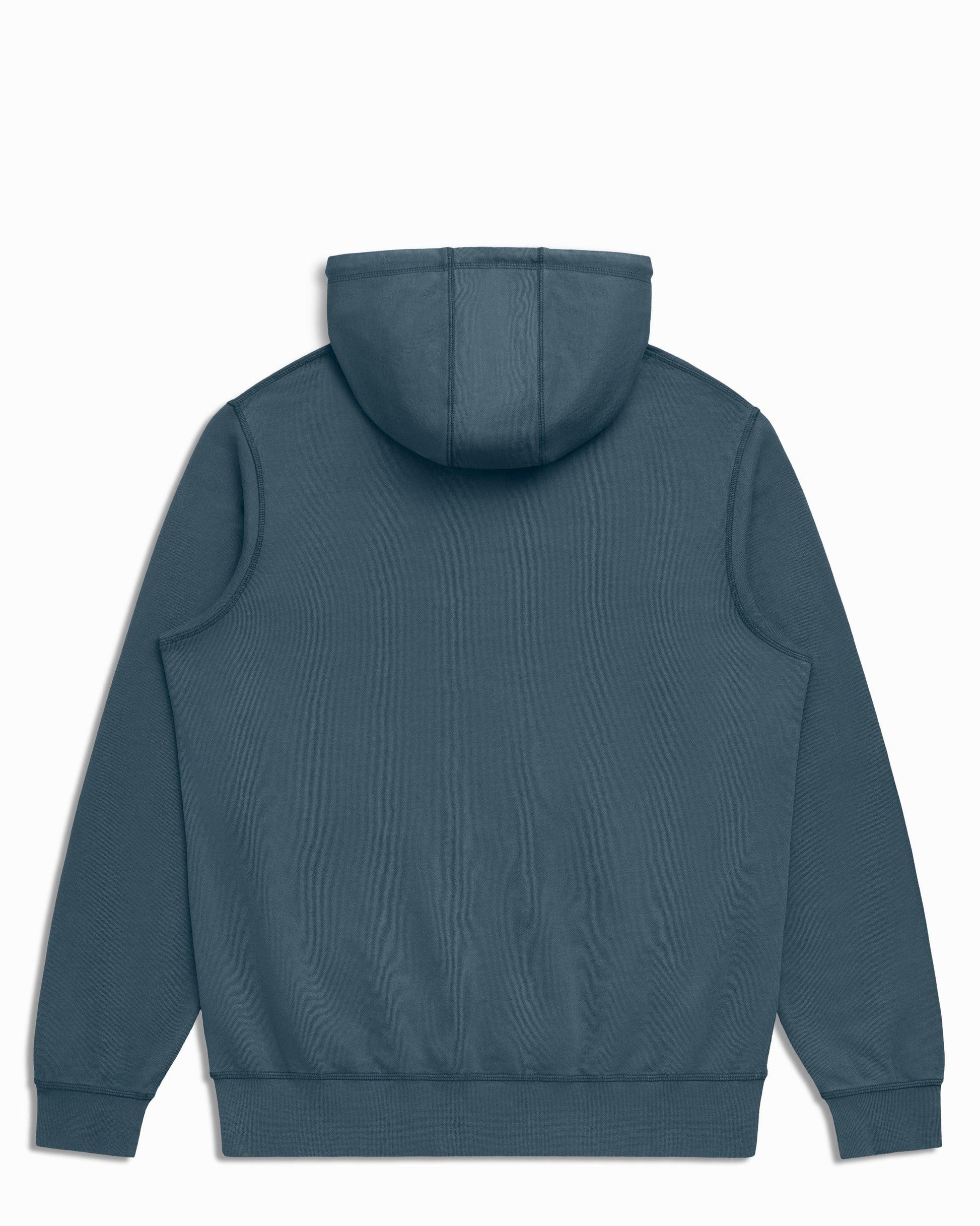 Organic Cotton French Terry Hoodie Midweight 10oz - Seaside - Rose & Rae