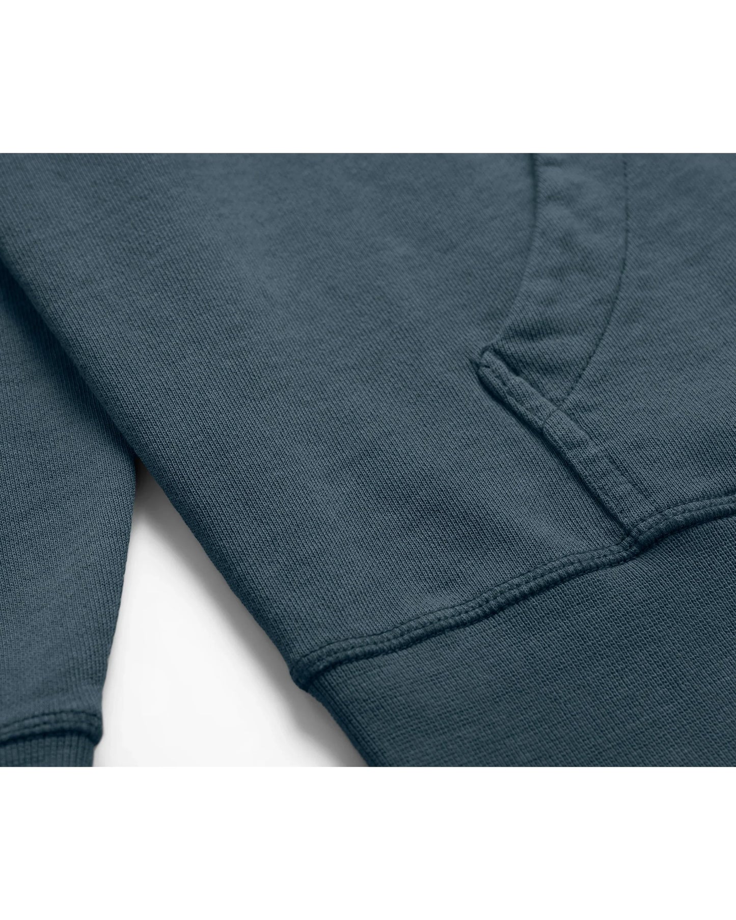 Organic Cotton French Terry Hoodie Midweight 10oz - Seaside - Rose & Rae