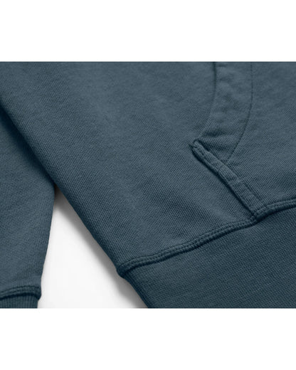 Organic Cotton French Terry Hoodie Midweight 10oz - Seaside - Rose & Rae