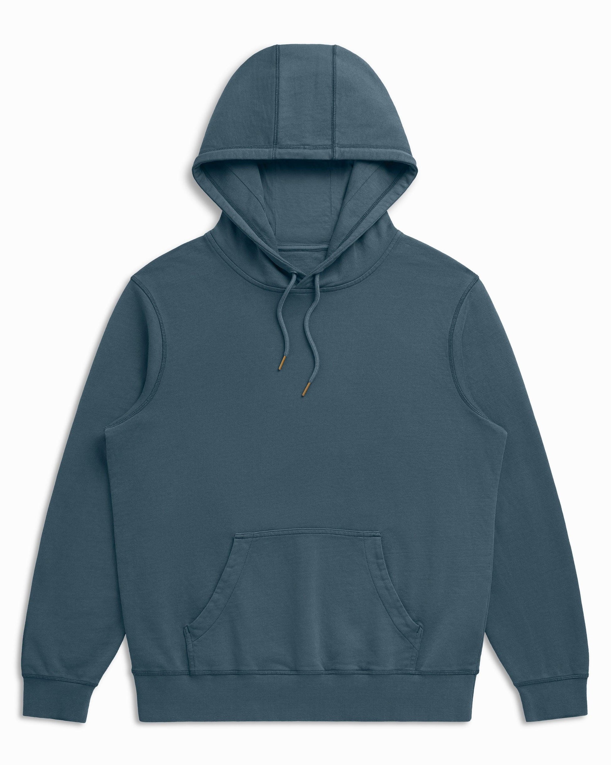 Organic Cotton French Terry Hoodie Midweight 10oz - Seaside - Rose & Rae