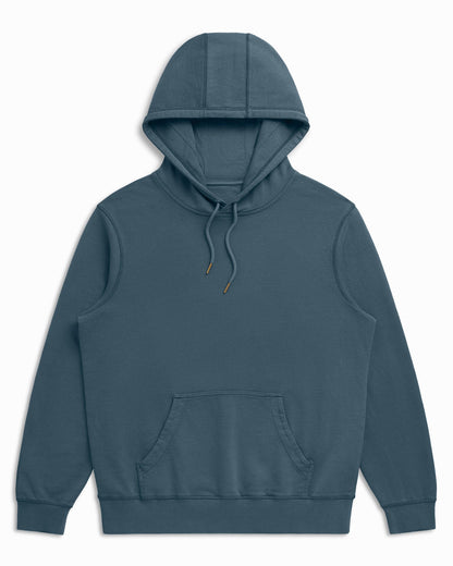 Organic Cotton French Terry Hoodie Midweight 10oz - Seaside - Rose & Rae