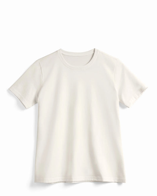 Women's SUPIMA® Cotton T-Shirt, Natural - Rose & Rae Threads