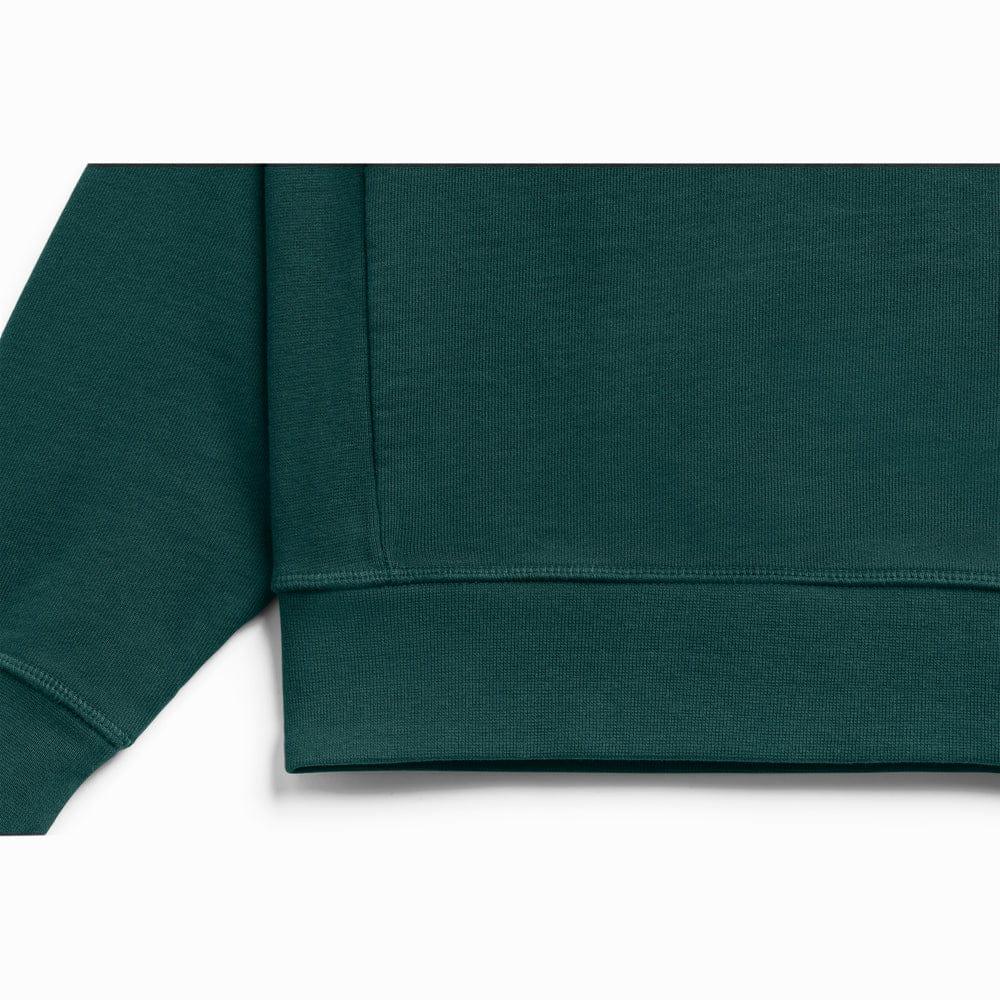 Organic Cotton French Terry Crewneck Heavyweight 15oz Ivy - Rose & Rae Threads