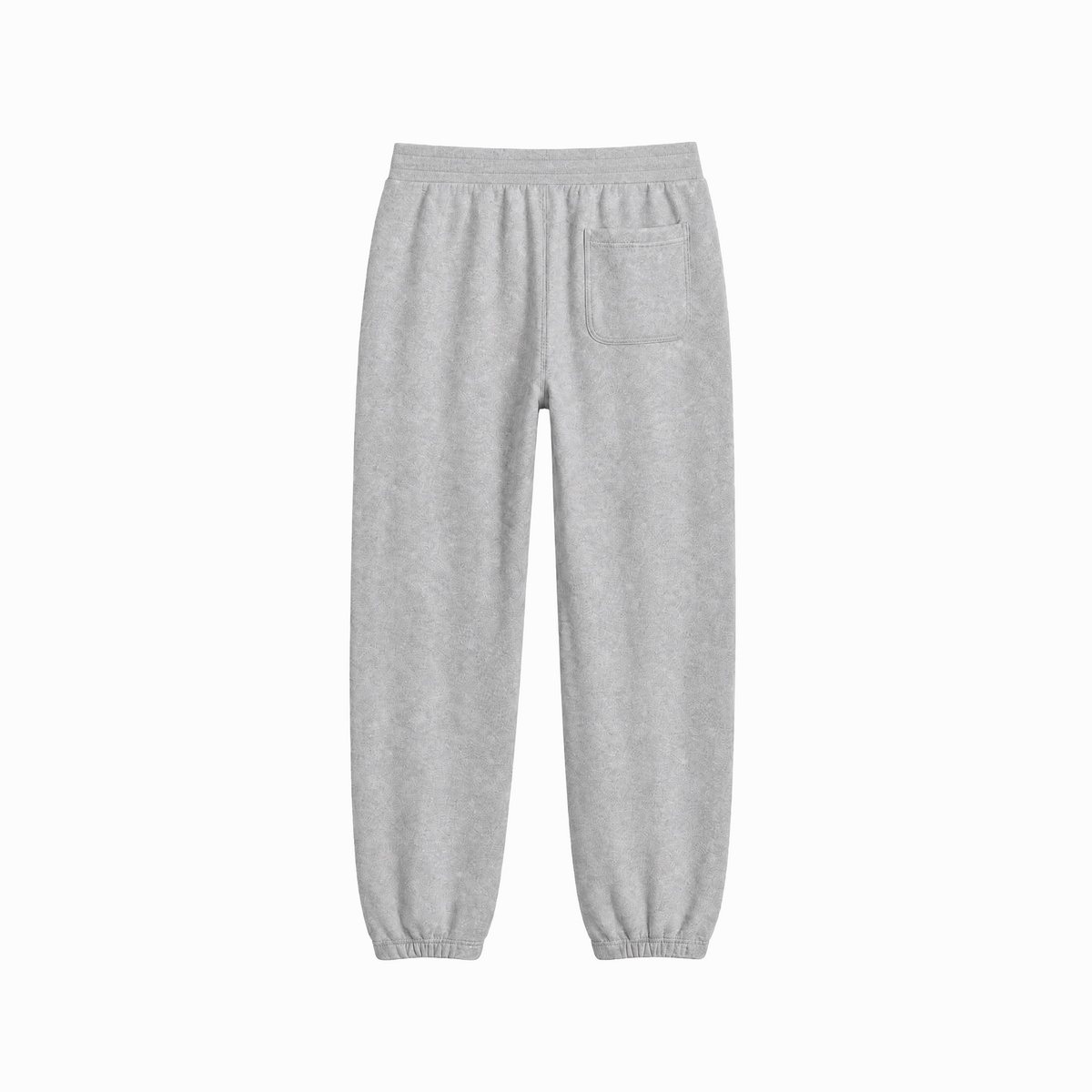 Organic Brushed Cotton Sweatpants - Heather Grey